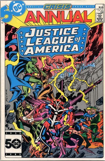 Justice League of America, Vol. 1 Annual Crisis on Infinite Earths - Force Of Nature 3A