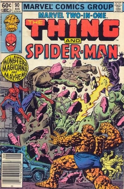 Marvel Two-in-One, Vol. 1 Eyes of the Sorcerer 90B