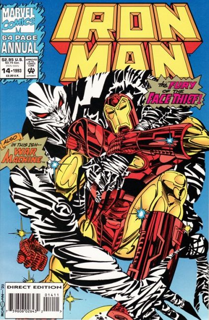 Iron Man Annual Unfamiliar Faces / While The Band Plays On / Heritage Of Vengeance! / Cover Gallery 14A
